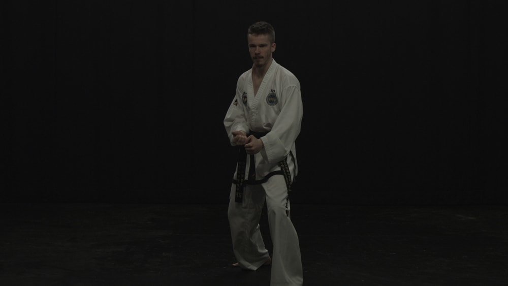 Double Forearm Low Pushing Block